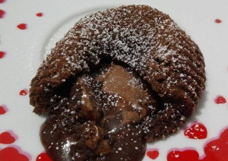 Tortini con cuore al cioccolato