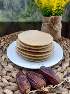 Foto resep Pancake Ampas Susu Kurma