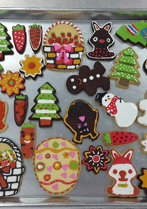 รูปของ Royal icing cookie