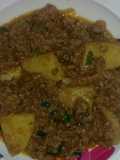 Potato mutton keema