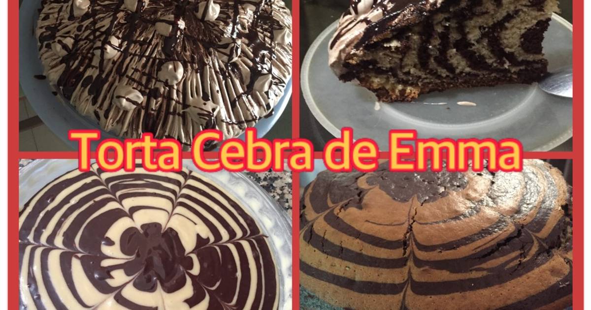 Torta Cebra de Emma Receta de Emma de Malavé- Cookpad