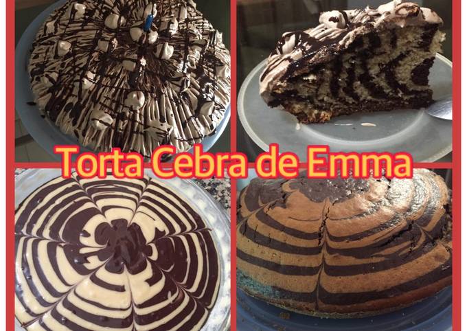 Torta Cebra de Emma Receta de Emma de Malavé- Cookpad