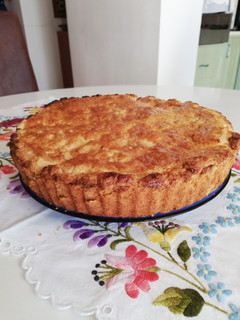 Almás pite túróval recept fotója