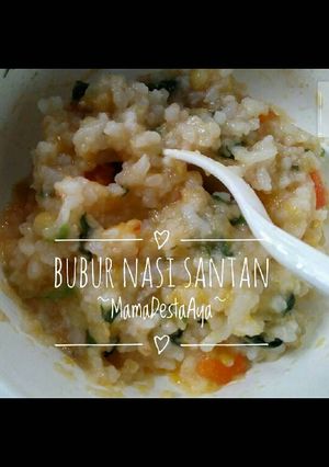 Foto resep Bubur nasi santan sayur