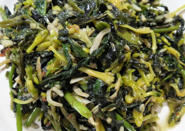 Tumis bunga pepaya sedap