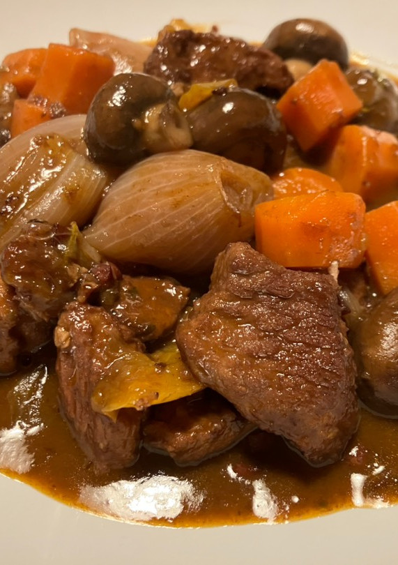 Una foto de Porc bourguignon