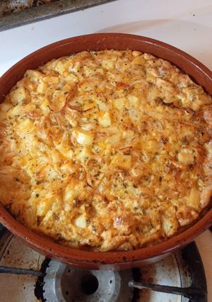 Una foto de Tortilla de Papas y Cebolla