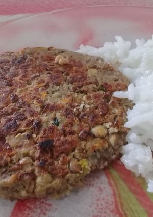 Una foto de Hamburguesa de lentejas