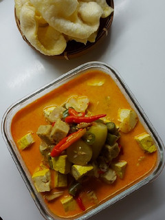 Foto resep Tahu Menjes Tempe masak Santan Belimbing Wuluh