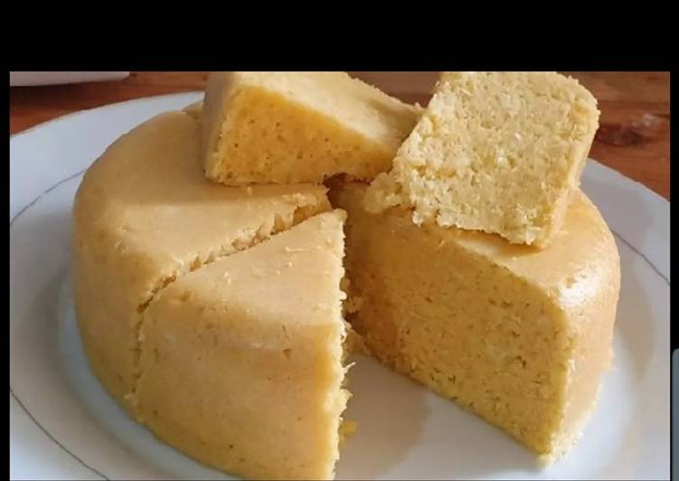 Cara Gampang Membuat Bolu kukus jagung manis yang nikmat