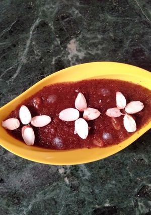 A picture of Suji ka Halwa.