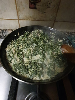 Una foto de Acelgas con roquefort