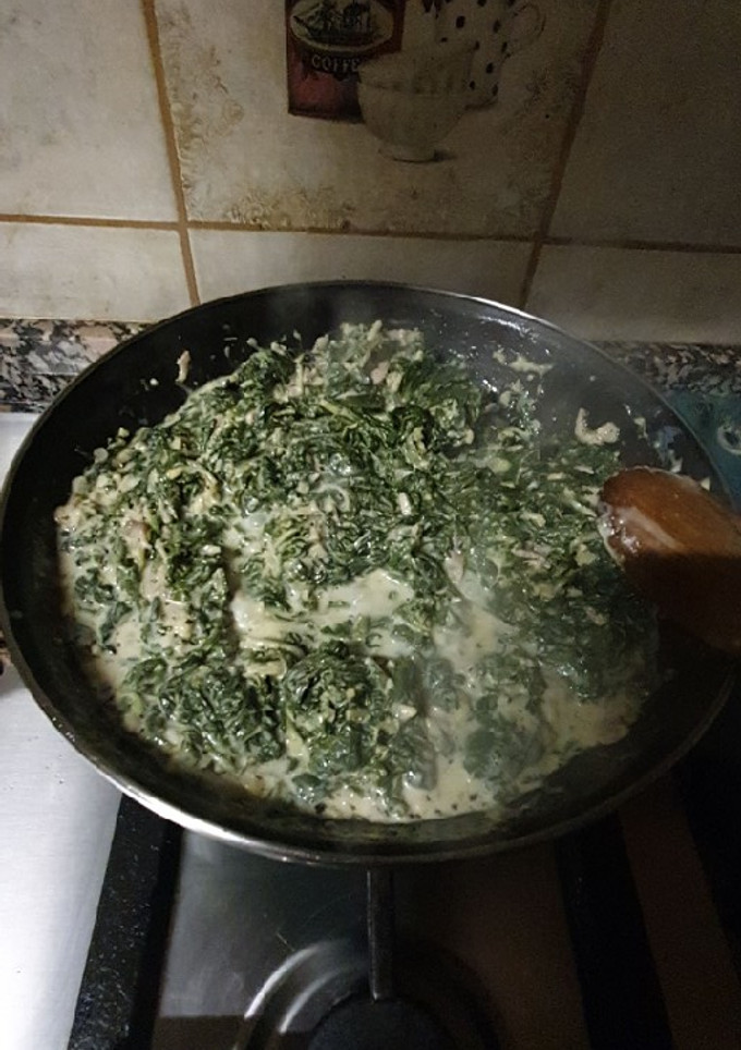 Una foto de Acelgas con roquefort
