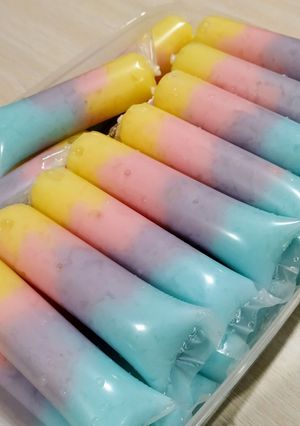 Foto resep Es Lilin Pelangi
