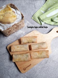 Foto resep Lumpia tape coklat keju