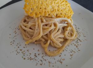 Foto principal de Pasta fresca con foie de pato y salsa de setas
