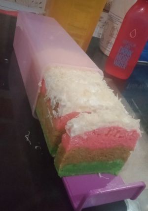 Foto resep Rainbow cake kukus