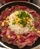 Classic Japanese Pepper Beef Rice (No Teppan Needed, Just a Frying Pan!)