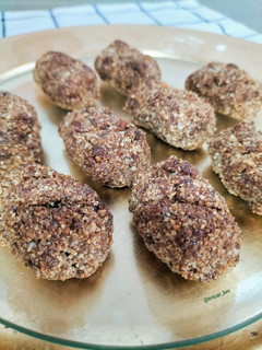 Una foto de Panellets de café