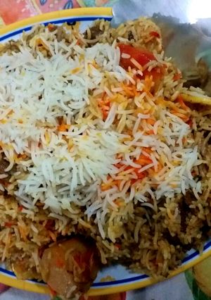 A picture of Biryani.