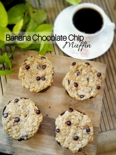 Foto resep Banana Chocolate Chip Muffin