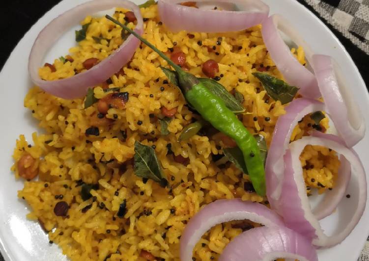 Guide to Make Peanut lemon rice in 25 Minutes for Young Wife