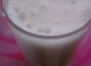 Una foto de Batido keto de fresa