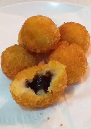 Foto resep Bola tape isi cokelat mozarella