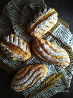 Foto resep VEGAN (MILK) HEARTH BREAD/MIRUKUHĀSUCOCONUT CREAM BREAD