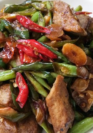 Foto resep Oseng tempe menjes cabe hijau