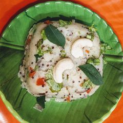 A picture of Rava upma.