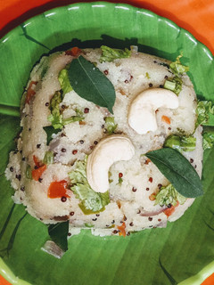 A picture of Rava upma.