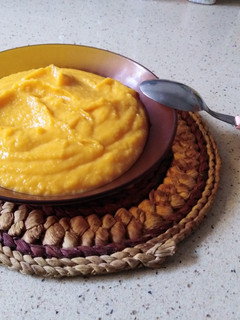 Una foto de Crema de calabaza