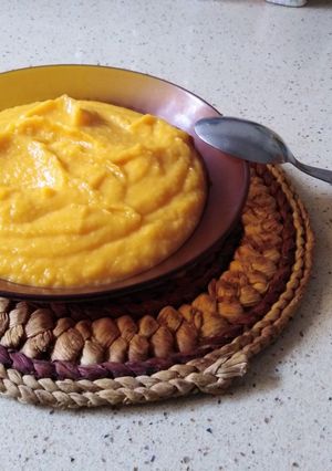 Una foto de Crema de calabaza