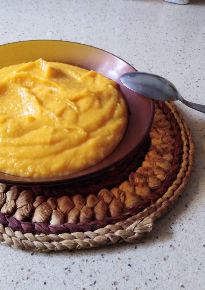 Una foto de Crema de calabaza