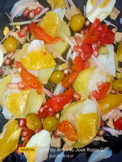 Una foto de Ensalada malagueña 🎉🎉🎉🎉🎉🎉