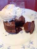 Volcanes de chocolate