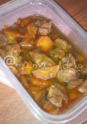 Foto resep Semur Hati+Wortel (toddler meal)