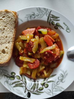 Cukkinis lecsó recept fotója