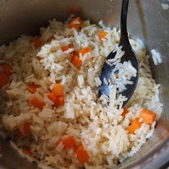 A picture of Simple Carrot and Onion Rice Pilaf.