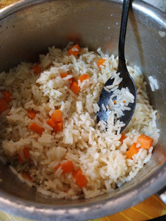 A picture of Simple Carrot and Onion Rice Pilaf.