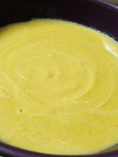 Una foto de Crema de judías verdes con yogurt