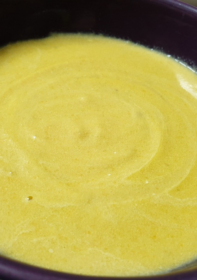 Una foto de Crema de judías verdes con yogurt