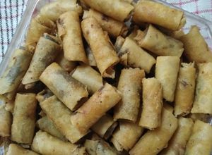 Foto resep Sumpia udang rebon pedas manis