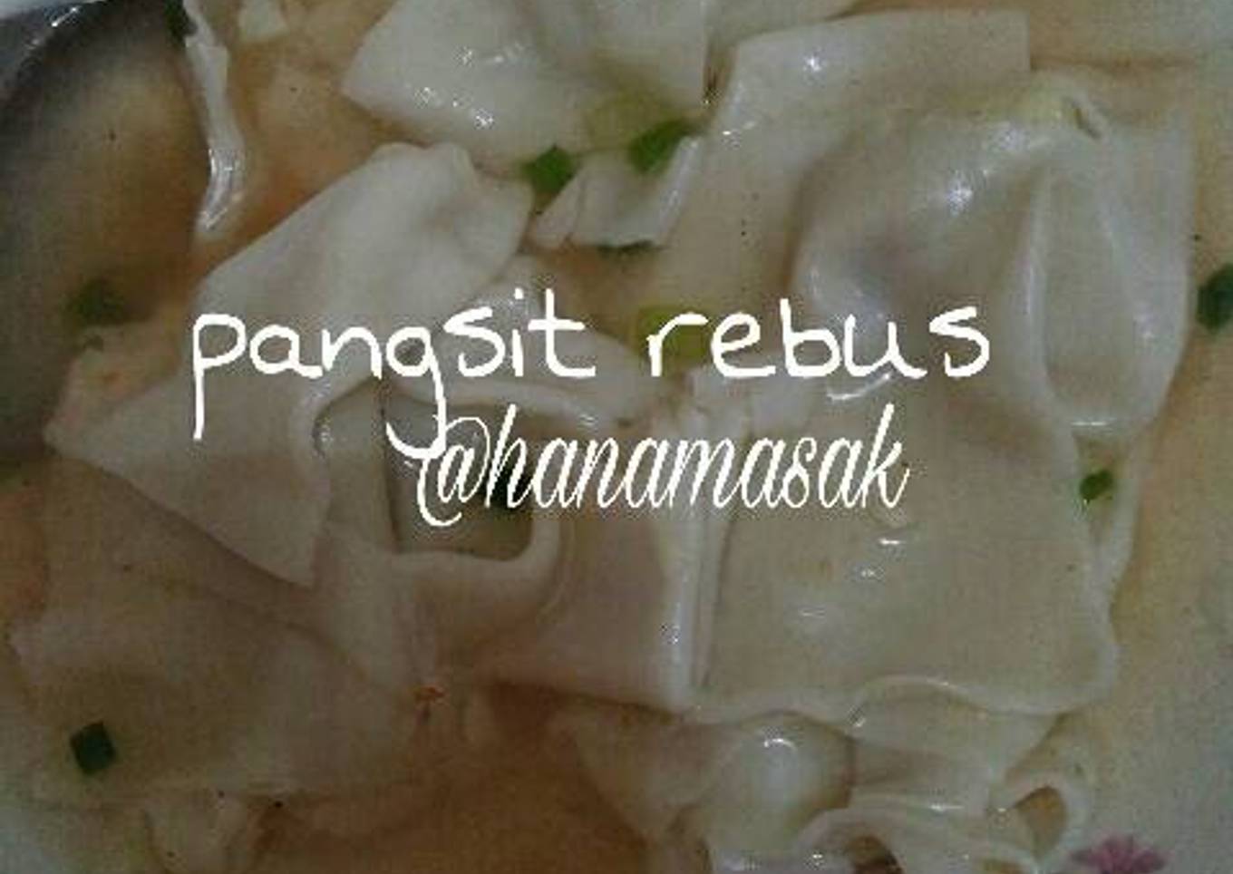 Pangsit rebus simpel