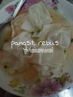 Foto resep Pangsit rebus simpel
