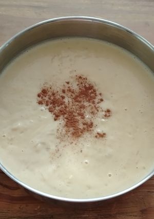 Una foto de Arroz con leche cremoso