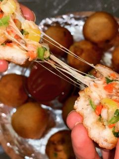 A picture of Bread Cheese Balls Recipe।Easy Snack- Bread Cheese Balls.