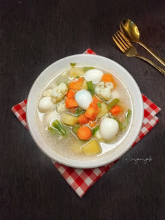Foto resep Sup Telur Puyuh