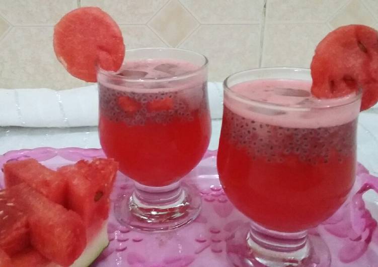 Simple Way to Prepare Speedy Water Melon Drink